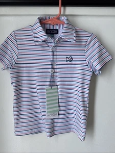 Polo de pesca ventilado Prodoh a rayas azul rosa para niños talla 12 meses - Imagen 1 de 11