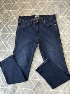 Wrangler Greensboro Regular Straight Jeans Men’s W34 L32 Denim Jeans - Picture 1 of 9