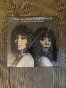 Donna Summer Barbara Streisand No More Tears Enough Is Enough 12" Single Shrink - Picture 1 of 6