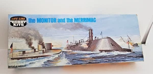 Life-Like Hobby Kits Model Kit #09257 The Monitor and the Merrimac Iron Clads - Picture 1 of 11