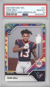 2023 Panini Instant NFL RPS First Look #21 Tank Dell Versicolor PSA 10 #/5 - Picture 1 of 2