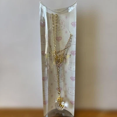 vivitix Hello Kitty RIO&KT Crystal Charm Collana Swarovski Nuova - Immagine 1 di 4