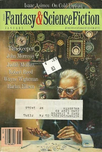 January 1990 Fantasy & Science Fiction Magazine Harlan Ellison - Picture 1 of 1