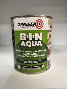 ZINSSER - Primer sigillante acqua antimacchia e antiodore B-I-N AQUA BIANCO 1L - Foto 1 di 2