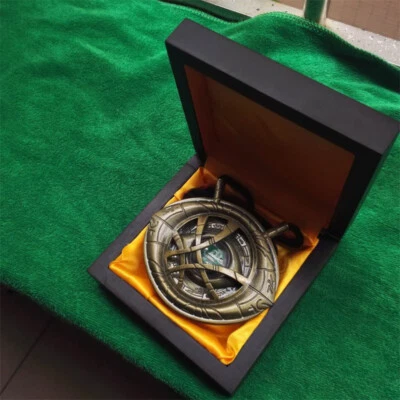 Movie Doctor Strange Eye of Agamotto 1:1 Metal Shine Bronze Pendant Amulet Gift - Image 1 of 4