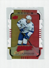 2015-16 MVP Rookie Colors & Contours Level 1 Gold #176 Slater Koekkoek