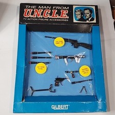 1965 U.N.C.L.E The Man From Uncle MOC TV Action Figure Accessories Gilbert