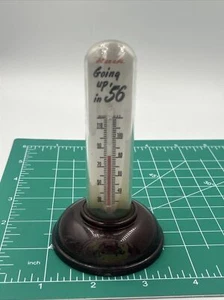 Advertising Nash Ambassador Statesman Rambler-G Auto Thermometer Going Up In ‘56 - Picture 1 of 6