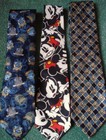 DISNEY PARKS & OTHER MICKEY MOUSE & OTHER DISNEY TIES/NECKTIES+$10 BONUS PEN!
