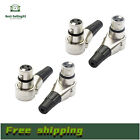 4 Pcs 90 Degree Adjustable 3Pin XLR Right Angle Connector 7 Clockable Positions 