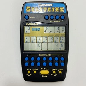 Klondike Solitaire Electronic Handheld Travel Game Big Screen Radica WORKING - Picture 1 of 6
