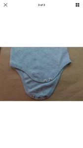 AMERICAN APPAREL Infants' Gray Short Sleeved Size 6-12m 100% Cotton - Bild 1 von 3
