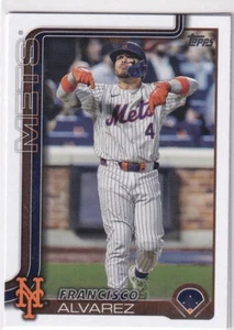2025 Topps MLB Baseball Series 1 No. 171 Francisco Alvarez Mets - Bild 1 von 2