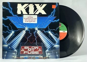 KIX BLOWN MY FUSE 1988 LP EX Vinyl Record Heavy Metal Arena Glam Rock Atlantic - Picture 1 of 20