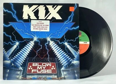 KIX BLOWN MY FUSE 1988 LP EX Vinyl Record Heavy Metal Arena Glam Rock Atlantic - Image 1 of 4