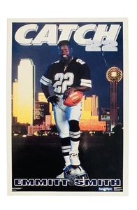 Emmitt Smith Dallas Cowboys 1994 Catch 22 Postcard NFL Costacos - Picture 1 of 4