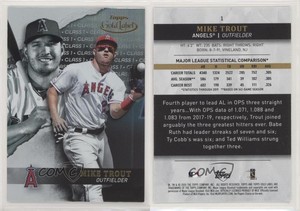 2020 Topps Gold Label Class 1 Mike Trout #1