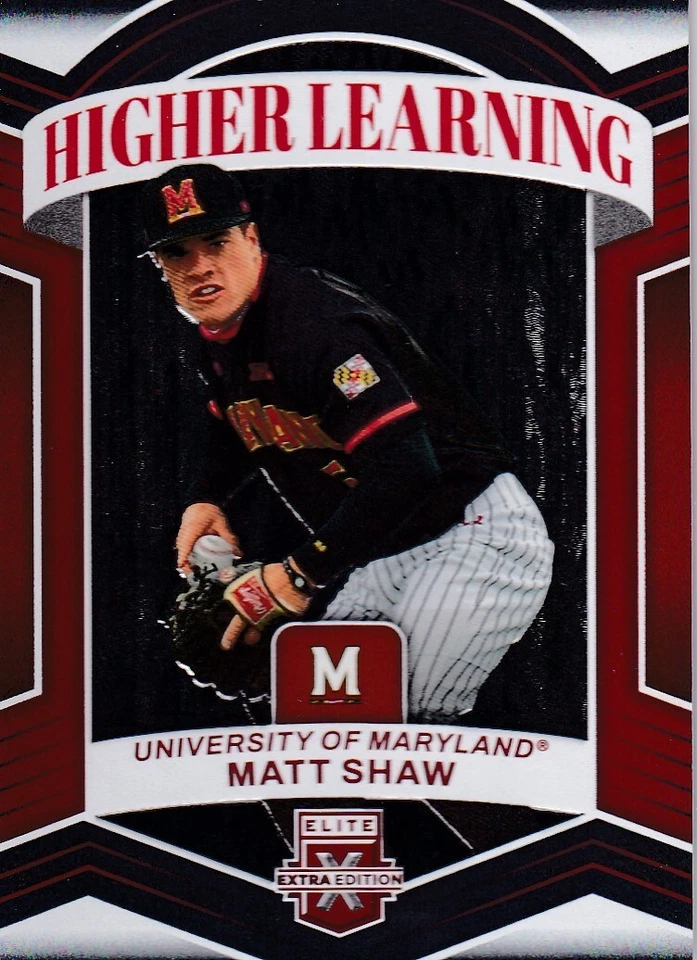 2023 Elite Extra Edition Baseball Higher Learning #HL-9 Matt Shaw-U of Maryland - Image 1 of 1