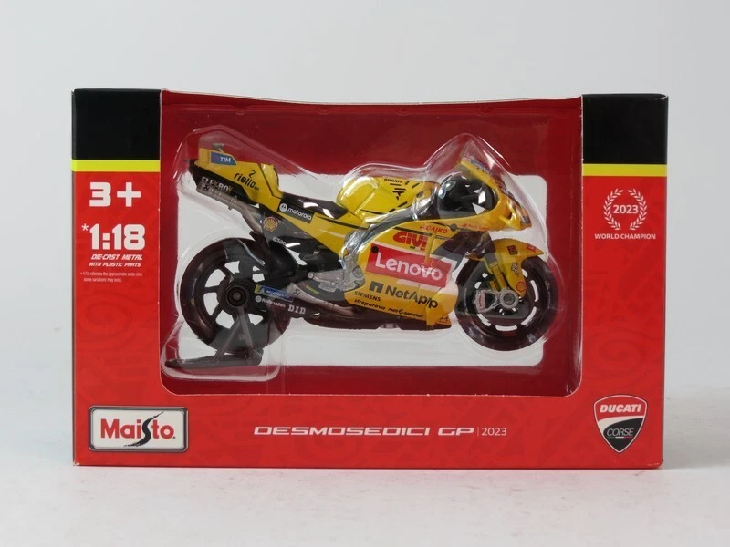 Gadget - Maisto Ducati Lenovo Team 2023 Bagnaia #1 Misano Livery 1 18 - Maisto