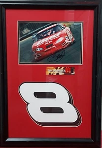 Authentic Dale Earnhardt Jr. signed autographed photo Framed matted 28x20 - Picture 1 of 10