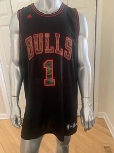 DERRICK ROSE CHICAGO BULLS D-ROSE ADIDAS CAMUFLAJE LIMITADO SWINGMAN JERSEY HOMBRE’S XXL - Imagen 1 de 12