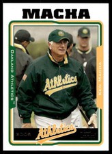 2005 Topps #287 Ken Macha  MGR  Oakland Athletics