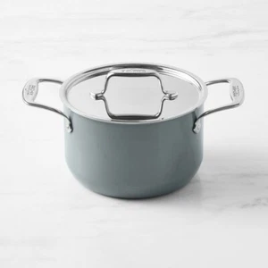 Olla de sopa totalmente revestida FUSIONTEC™ 4 cuartos, platino - Imagen 1 de 1