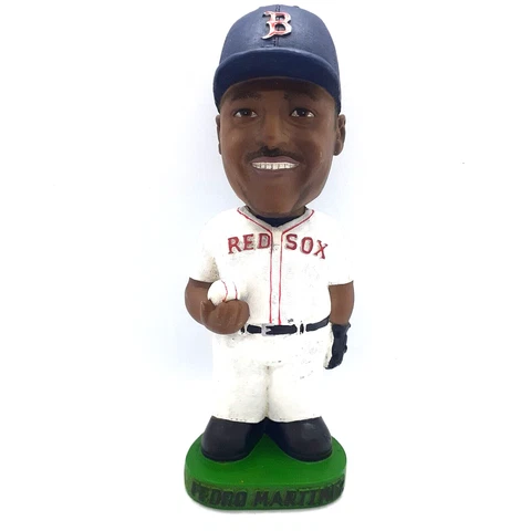 Vintage Boston Red Sox Collector Series PEDRO MARTINEZ Bobblehead Hand Painted Cover