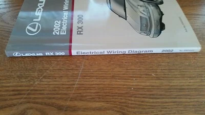 2001 Lexus RX300 ELECTRICAL WIRING DIAGRAM EWD419U USED OEM - Image 1 of 4