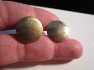 VINTAGE HICKOK GOLD PLATED CUFFLINKS- BBA-46 - Picture 1 of 3