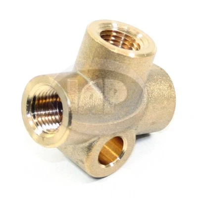 REAR BRAKE LINE CONNECTOR T-FITTING VOLKSWAGEN T1 BUG & SUPER BEETLE 1949-1979 - Image 1 of 2