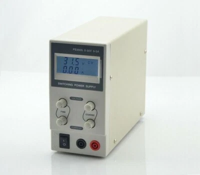 220V PS3005 Portable Adjustable DC Switching Power Supply LCD Display 30V 5A - Image 1 of 4