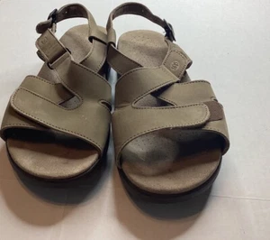 SAS Sandalen 10 schmale Riemen Schuhe Stappy LEDER OPEN TOE SCHUHE 10 N - Bild 1 von 8