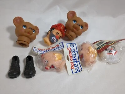 Lote De Colección De Piezas Artesanales Muñeca Lote Payasos, Osos, Conejitos y Zapatos Foto 1 de 4