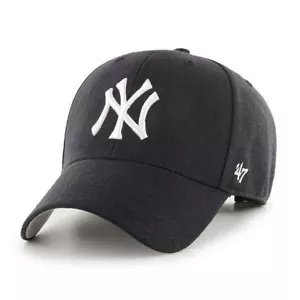 New York Yankees 47 Marke schwarz-weiß MVP verstellbare Mütze Vatermütze - Bild 1 von 2