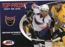 Jonathan Matsumoto 2007-08 AHL Top Prospects Philadelphia Phantoms