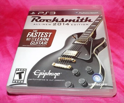 🎮 SONY PLAYSTATION 3 PS3 ROCKSMITH 2014 EDITION VIDEO GAME & MANUAL COMPLETE - Image 1 of 3