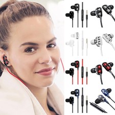 1XSuper Bass In Ear HIFI Stereo Earphone Earbuds Headphone Mic 2021 W8N5