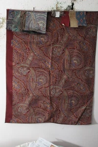 Brunschwig & Fils, Annabelle Velveteen Paisley, 24" W X 34" L, Color Burgundy - Picture 1 of 1