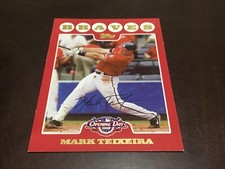 MARK TEIXEIRA Oddball Insert & Regular issue Baseball  RANGERS YOU CHOOSE
