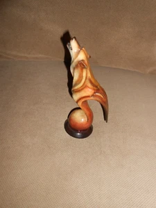Blue Note Ruby Howl Imago Wolf Sculpture by Stephen Herrero 2007 - Picture 1 of 7