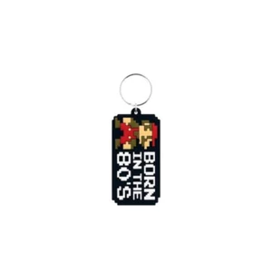 Bioworld Super Mario 80s Keyring - Retro Gaming Charm - Imagen 1 de 1