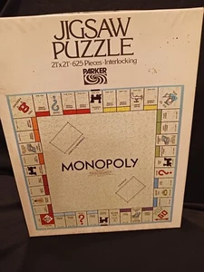 Vintage Parker Bros. MONOPOLY Jigsaw Puzzle 625 pieces - Picture 1 of 8