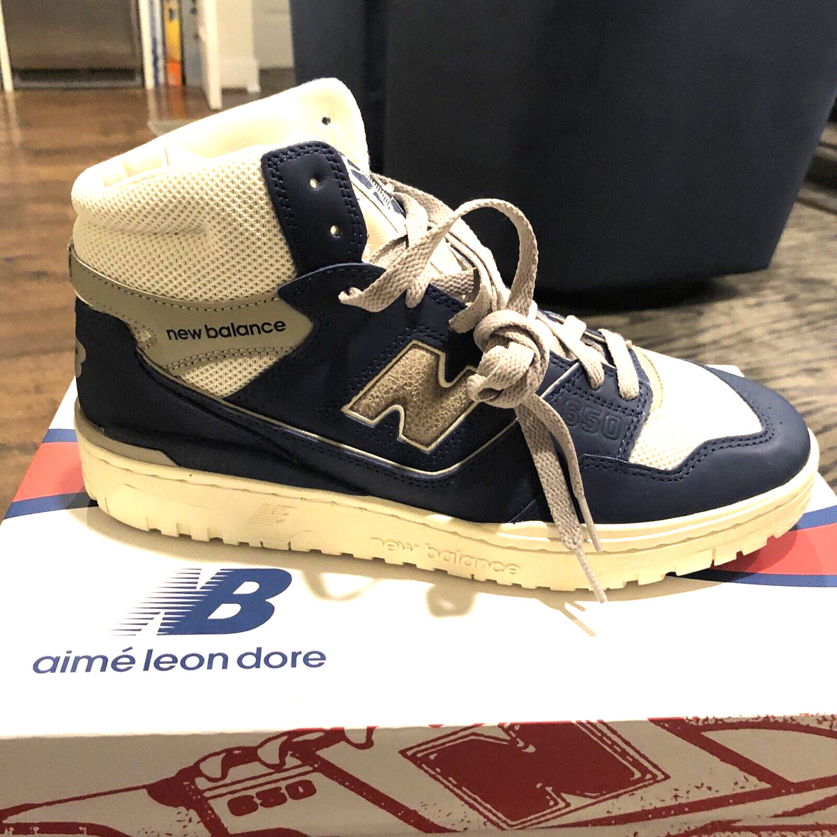 Preços baixos em New Balance Aimé Leon Dore x 650R Navy | eBay Preços baixos em New Balance Aimé Leon Dore x 650R Navy | eBay
