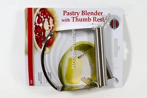 1 Norpro Stainless Steel Pastry Cutter and Dough Blender with Thumb Support 3252 - Picture 1 of 3
