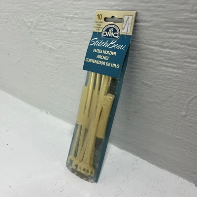 NEW Creative World DMC Stitch Bow Floss Holder 10 Count Pack Organizer NIB NWT - Image 1 of 4