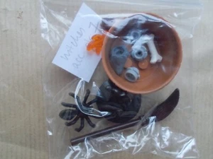 LEGO BRUJA ESCOBA PALO SOMBRERO NEGRO HUESOS DE ARAÑA SAPO BAÑERA HARRY POTTER MAGO PAQUETE 7 - Imagen 1 de 2