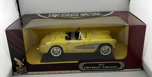 Yat Ming Deluxe Edition 1957 Chevrolet Corvette Metal 1:18 Yellow - Picture 1 of 8