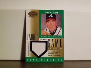 2001 Leaf Certified Fabric of the Game Season #71SN Tom Glavine/247 SN 185/247 - Picture 1 of 1