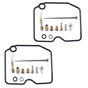 2x Carburetor Repair Kit Carb Rebuild Set for KVF400 Prairie KVF 400 1999-2002 - Picture 1 of 10